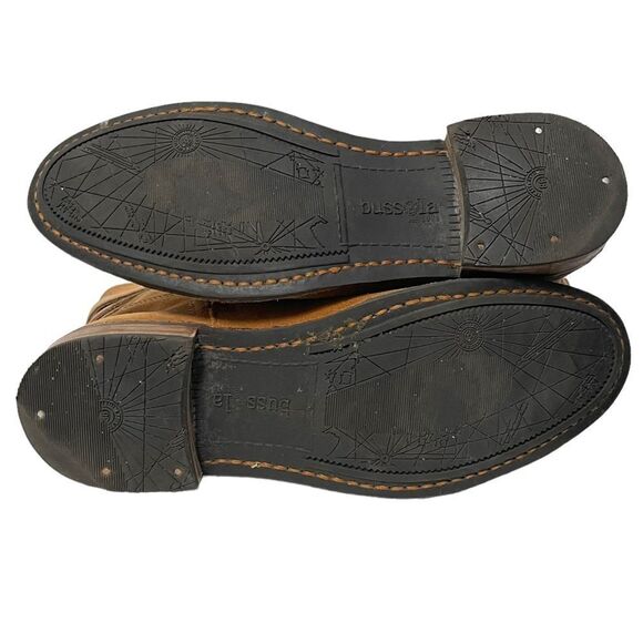 BUSSOLA Sevilla Suede Leather Moto Strap Boots 38 - Picture 8 of 11